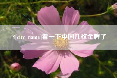 广汉看一下中国几枚金牌了