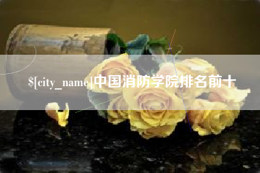 广汉中国消防学院排名前十