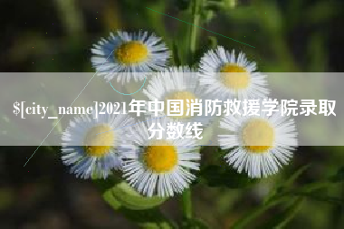 广汉2021年中国消防救援学院录取分数线