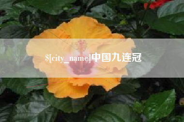 广汉中国九连冠