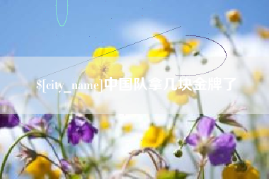 广汉中国队拿几块金牌了