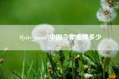 广汉中国今年金牌多少