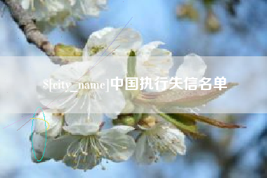 广汉中国执行失信名单