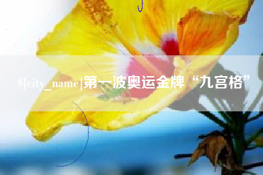 广汉第一波奥运金牌“九宫格”