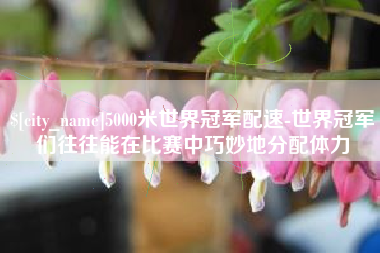 广汉5000米世界冠军配速-世界冠军们往往能在比赛中巧妙地分配体力