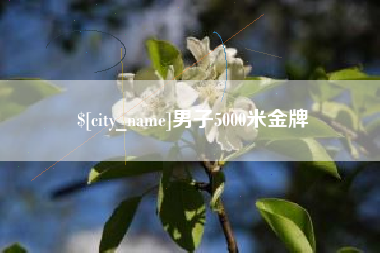 广汉男子5000米金牌