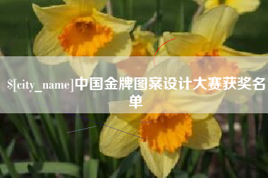 广汉中国金牌图案设计大赛获奖名单