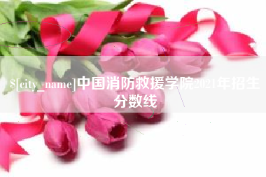 广汉中国消防救援学院2021年招生分数线