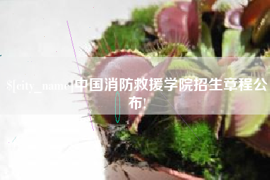 广汉中国消防救援学院招生章程公布!