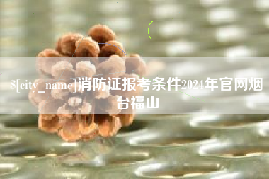 广汉消防证报考条件2024年官网烟台福山