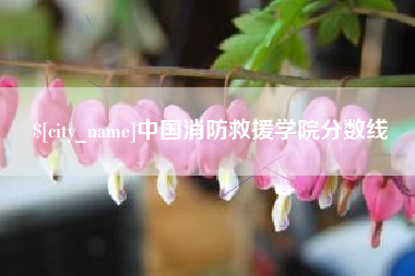 广汉中国消防救援学院分数线